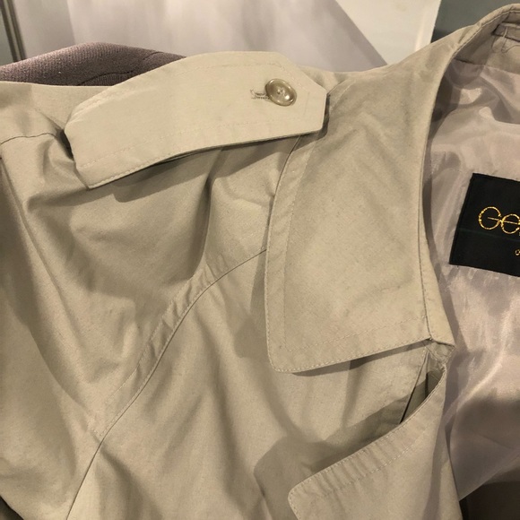 Men’s European trench coat. Taupe color. Long.XL -XxL  For Big&Tall. Like new - Picture 3 of 14